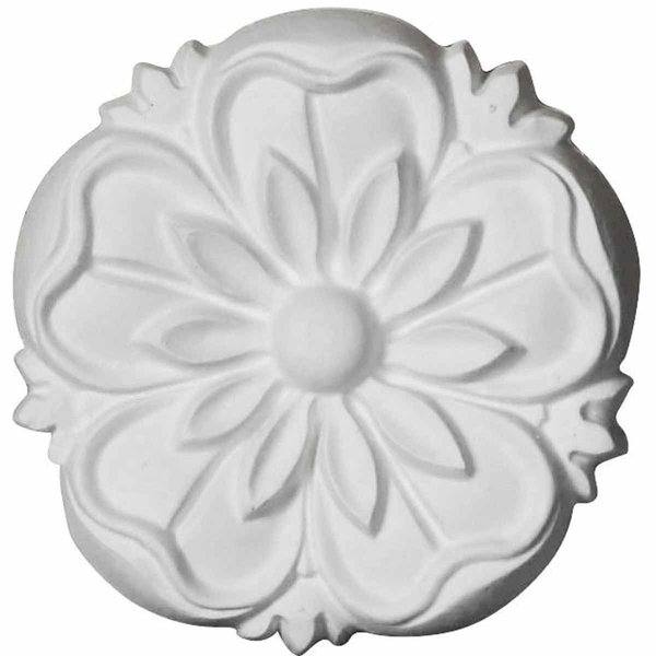 Ekena Millwork 3 3/8"OD x 1/2"P Lyre Rosette ROS03X03LY